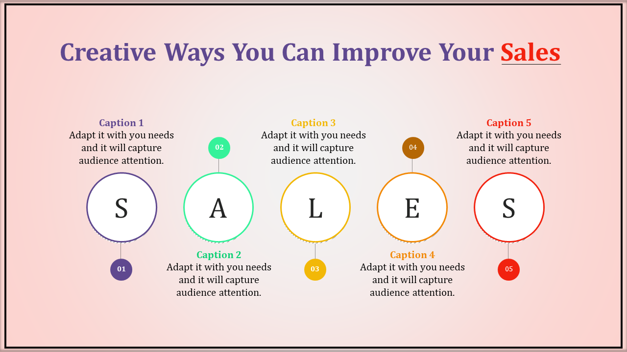 sales ppt template-Creative Ways You Can Improve Your Sales